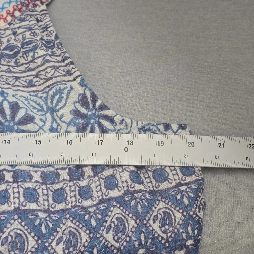 Sundance Leyna Dress Womens L Embroidered Tassel Boho‎ Festival Artisan Coastal - Picture 6 of 9